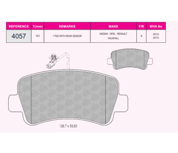 {Katagori} / BE�ER 4057--25112--RENAULT MASTER III ARKA BLT 