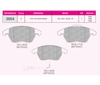 {Katagori} / GRAP 93904 VW CADY FREN BLT 