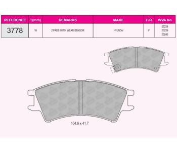 {Katagori} / BE�ER 3778--23238--HYUNDAI ATOS �N BLT 