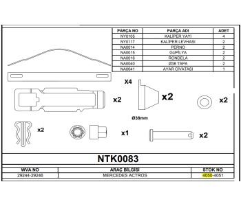{Katagori} / 4050-4051AKSESUAR SET�-NTK0083 