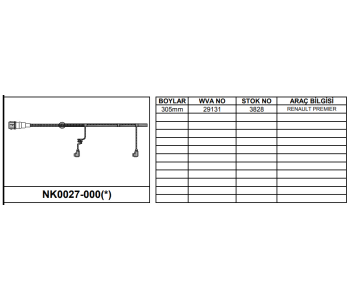 {Katagori} / KAZ F 3828-NK0027 