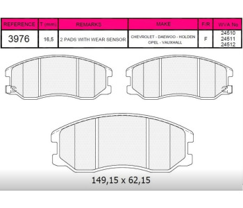 {Katagori} / BSR 3976 24510--CHEVROLET CAPTVA ON BLT FDB1934 